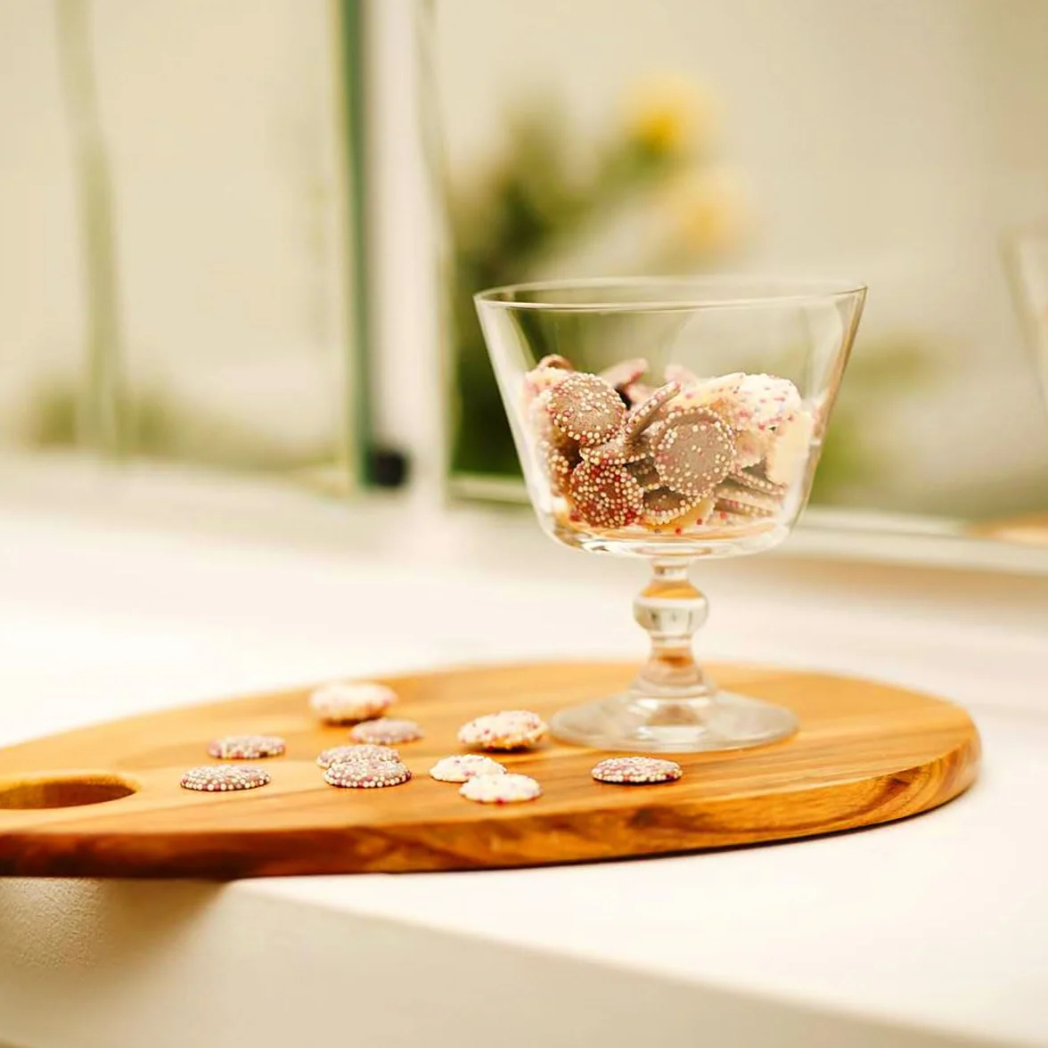 Krosno Coppa Vetro per Dessert, Gelato e Gelatine | 380 ML | Krista Collection | Ideale per la Casa, il Ristorante, Feste e Ricevimenti | Adatto alla Lavastoviglie | Sundae - Ciotola per frutta e dessert, in vetro, per casa, feste e cucina, lavabile in la