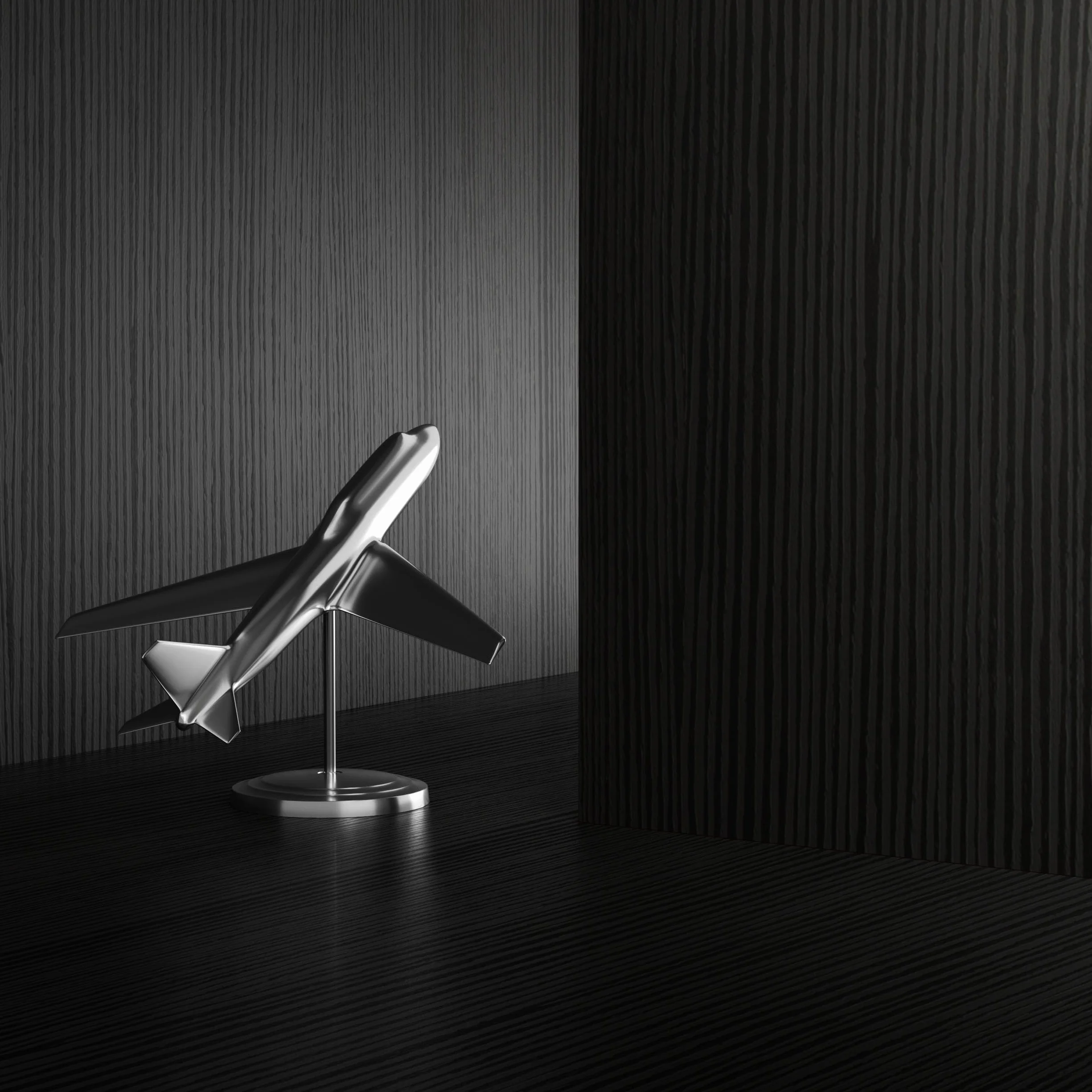 Mobili Fiver, Tavolo Alto Rachele 120x60 cm, Nero Frassino, Made in Italy
