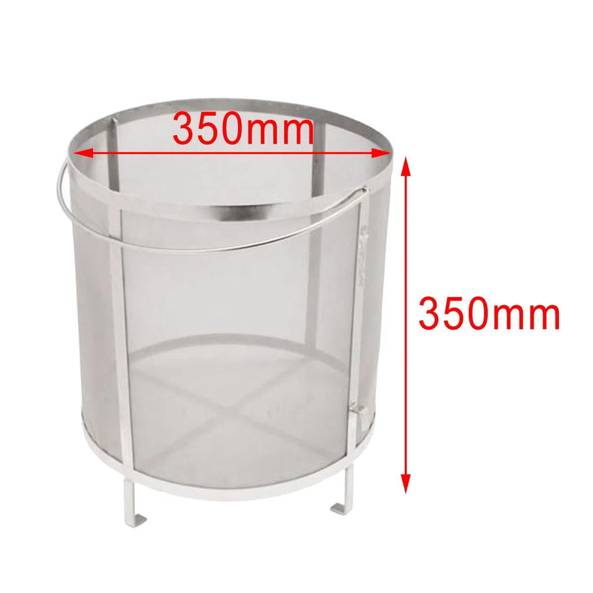 Birra Birra Secca Luppolo Filtro Colino Birra Birra Casa Filtro Cestello Filtro per Gelatina Marmellate Barile di Birra Birra tè Bollitore, 350x350mm