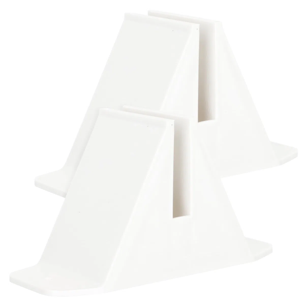 Abaodam 4 Pz Base Dello Schermo Porta Partizioni Piedini Di Sostegno Del Divisorio Base Di Supporto Divisorio Staffa Divisoria Domestica Paravento Plastica Bianca Impostare La Recinzione