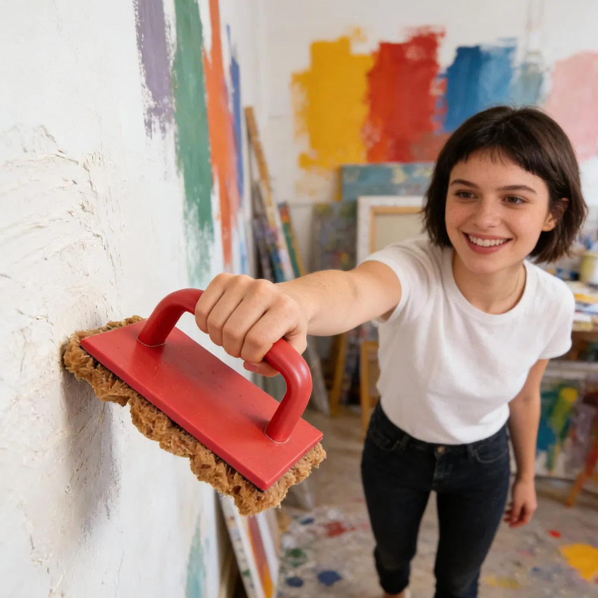 Pennelli in schiuma per dipingere, timbri decorativi riutilizzabili con alghe marine, spugna per vernice, per soffitto, doccia, bagno, cucina, parete