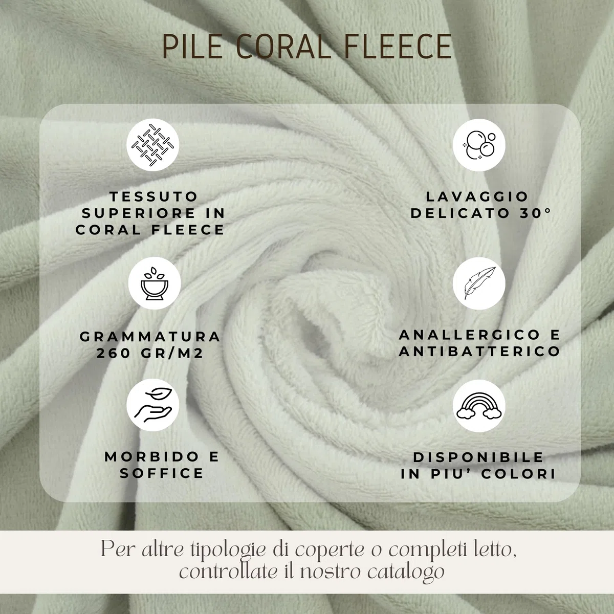 MAYRA Coperta Plaid Personalizzabile in Pile Coral | Singolo, 1 Piazza e Mezza, Matrimoniale | Idea Regalo, Hotel | Personalizzato con Iniziali, Nome, Scritta, Logo | Design Made in Italy (Blu, L)