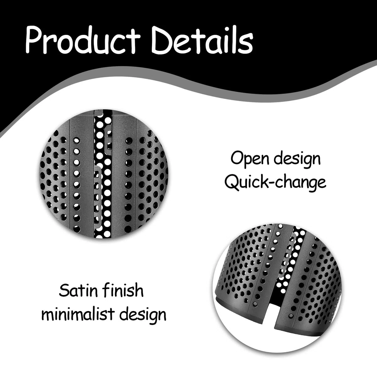 Copertura Filtro Esterno per Dyson Asciugacapelli HD01, HD03, HD08, HD15 - Accessorio Protettivo di Alta qualità, Design Innovativo con Apertura Facile, 1 Pezzo