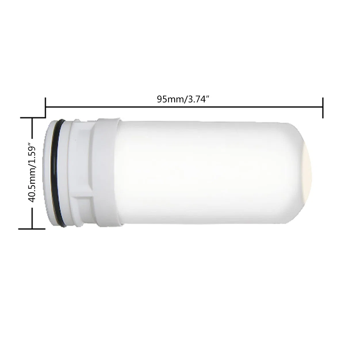 4 filtri pratici di ricambio per filtri in ceramica per uso domestico cucina casa filtro domestico