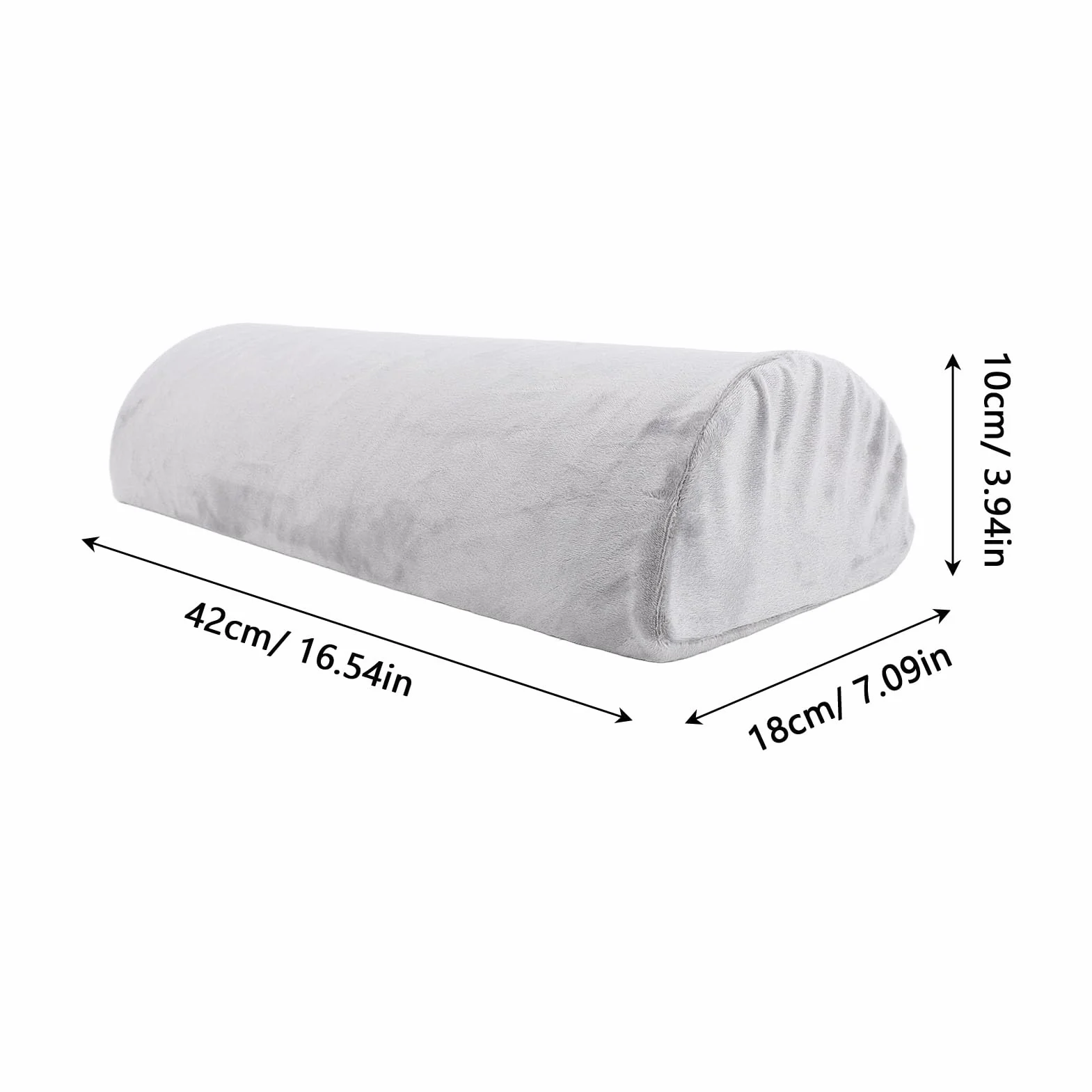 Cuscino a mezzaluna - Comodo cuscino di supporto lombare, memory foam per testa, piedi, parte bassa della schiena, ginocchia e fianchi - Design ergonomico per un sonno ristora