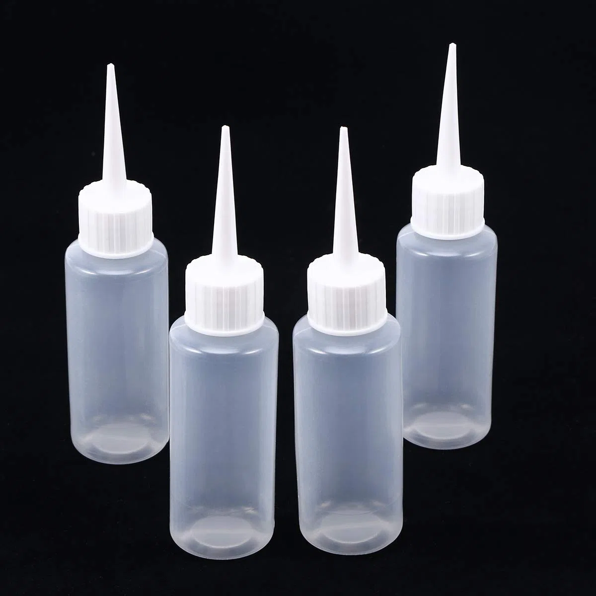 Condimento Bottiglie Spremere di con Coperchio Tappo per Senape olio d' oliva 50ML 4PCS