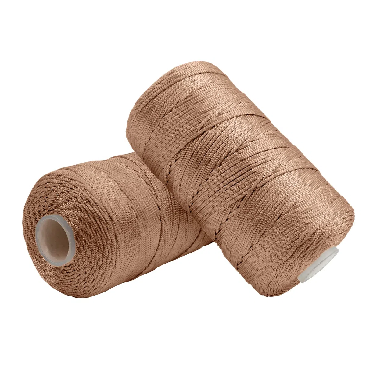 Uiopa Filo Macrame 1,5mm x 400m, Corda Macrame in Nylon Cordino per Borse Uncinetto, Filo Caffè Leggero per Ferri e Uncinetto, Fai da Te, Decorazioni, Artigianato