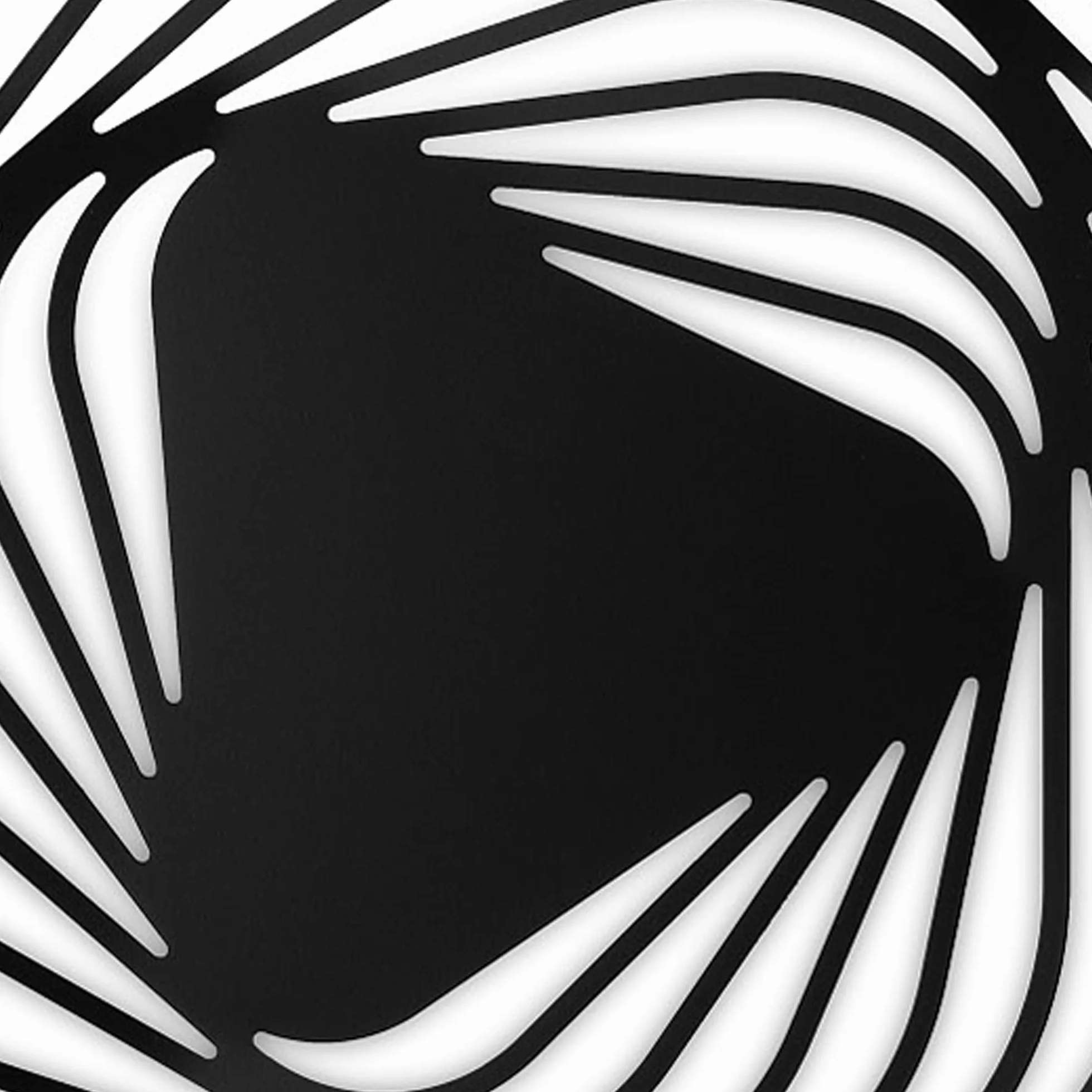 Alessi Trinity ACO02 B, Fruttiera di Design, in Acciaio Colorato con Resina Epossidica, Medio, Nero