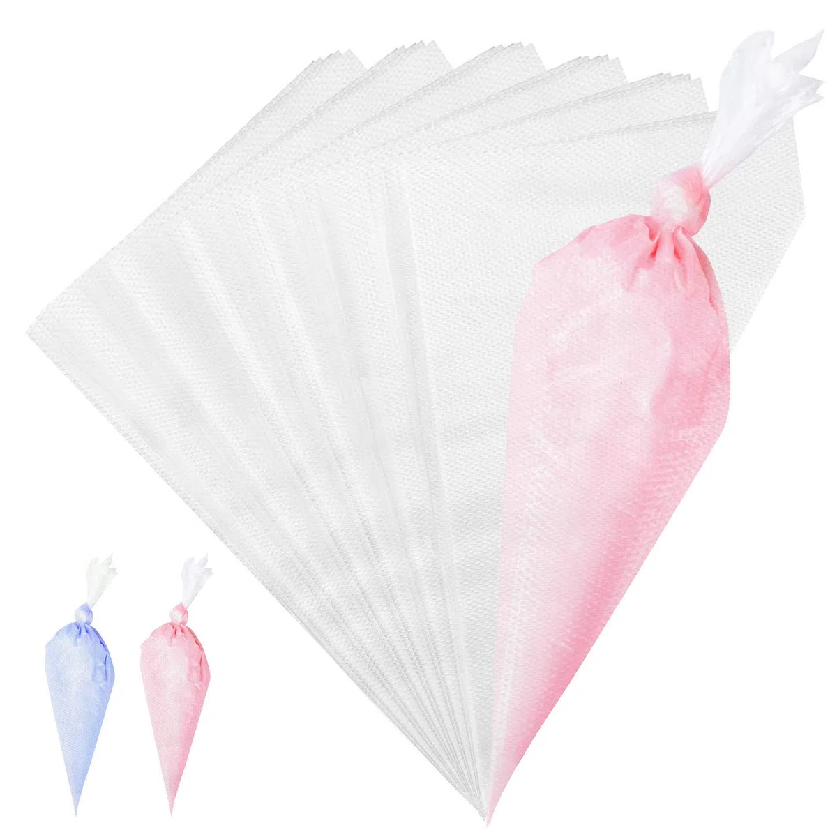 FantasyDay 100 Pezzi sac à Poche Professionali USA e Getta, 46cm Spessore Extra Sacchetto per Pasticceria Saccapoche Pasticceria Icing Piping Bags per Decorazione Pasticceria Torte Biscotti Cupcakes