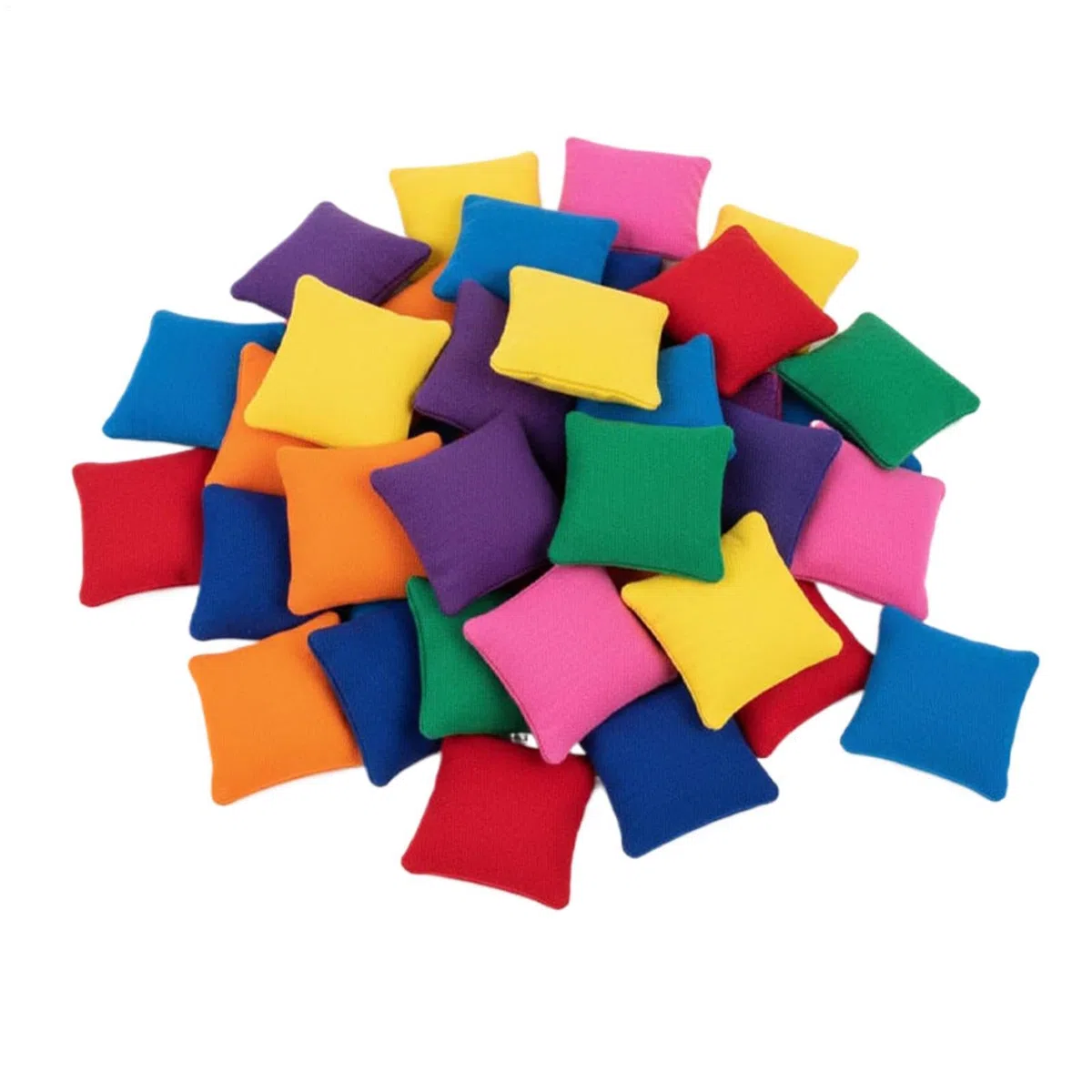 Small Square Bean Bags, set da 20 pezzi per bambini Fun Throw Game, HandEye Coordination Activity for School Party Family Gatherings Competition Play, Fabric Filled Set, 1,97 x 2,17 pollici