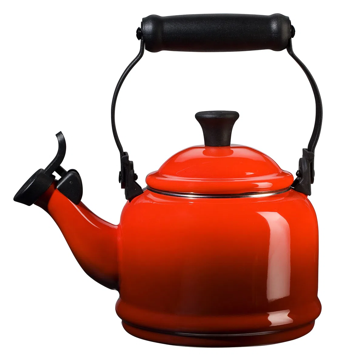 Le Creuset Bollitore Demi, Acciaio Smaltato, 1.1 L, Ciliegia, 92000900060000