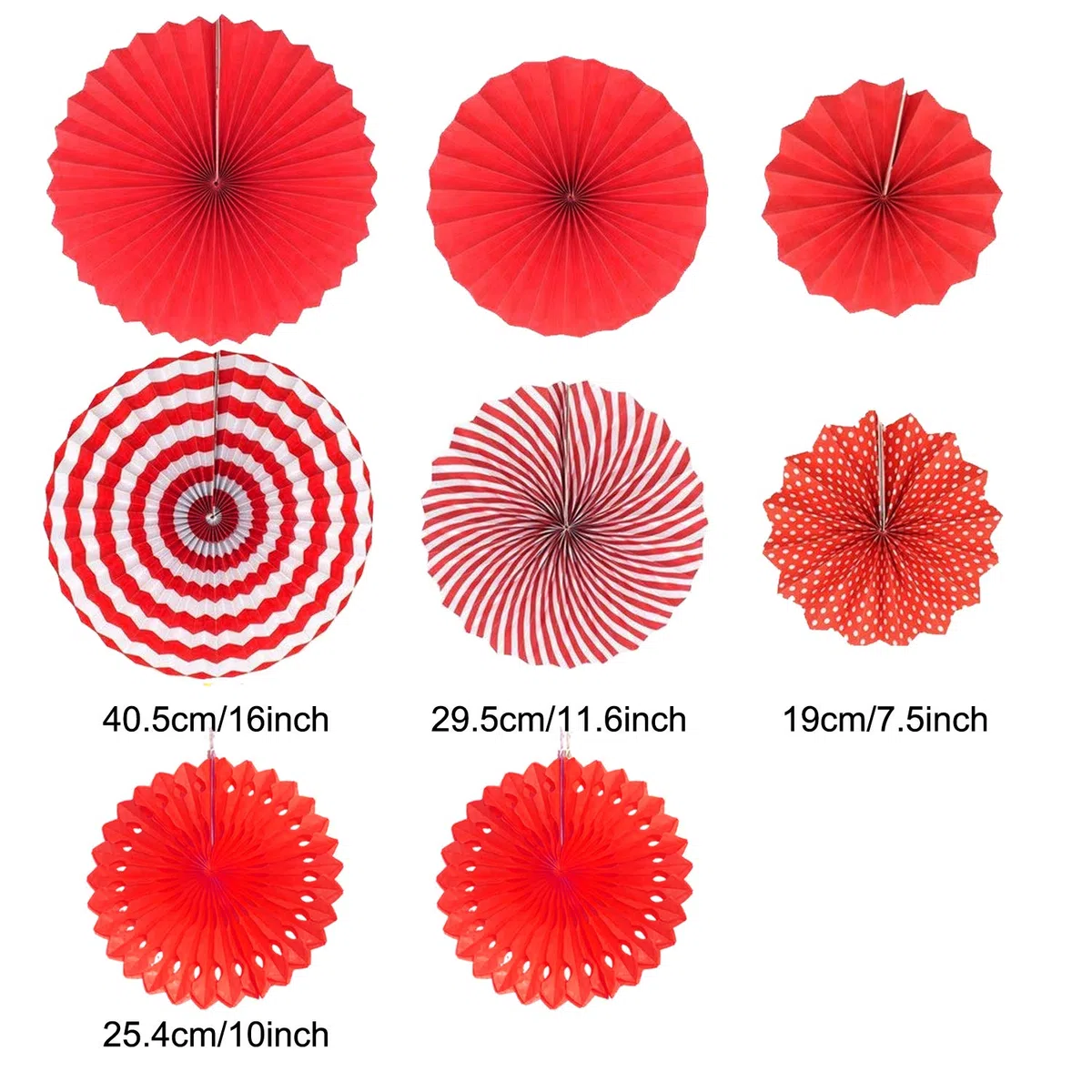 ZERODECO Ventilatori di Carta Decorazione Pompons e Palle a Nido d'ape Per decorazione della festa nuziale nozze Nidi Tatuaggi nuziale doccia Camera della decorazione della parete
