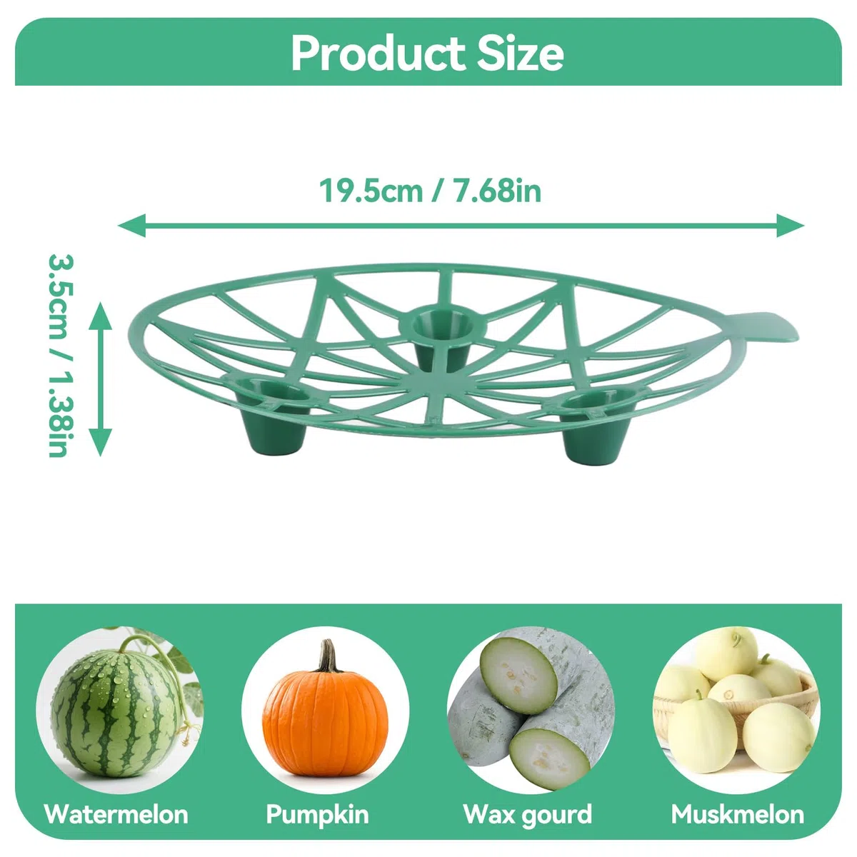 10pcs Melon Cradle Cradle Stand Watermelon Porta di anguria, Melon Support per anguria, melone, melata, zucche