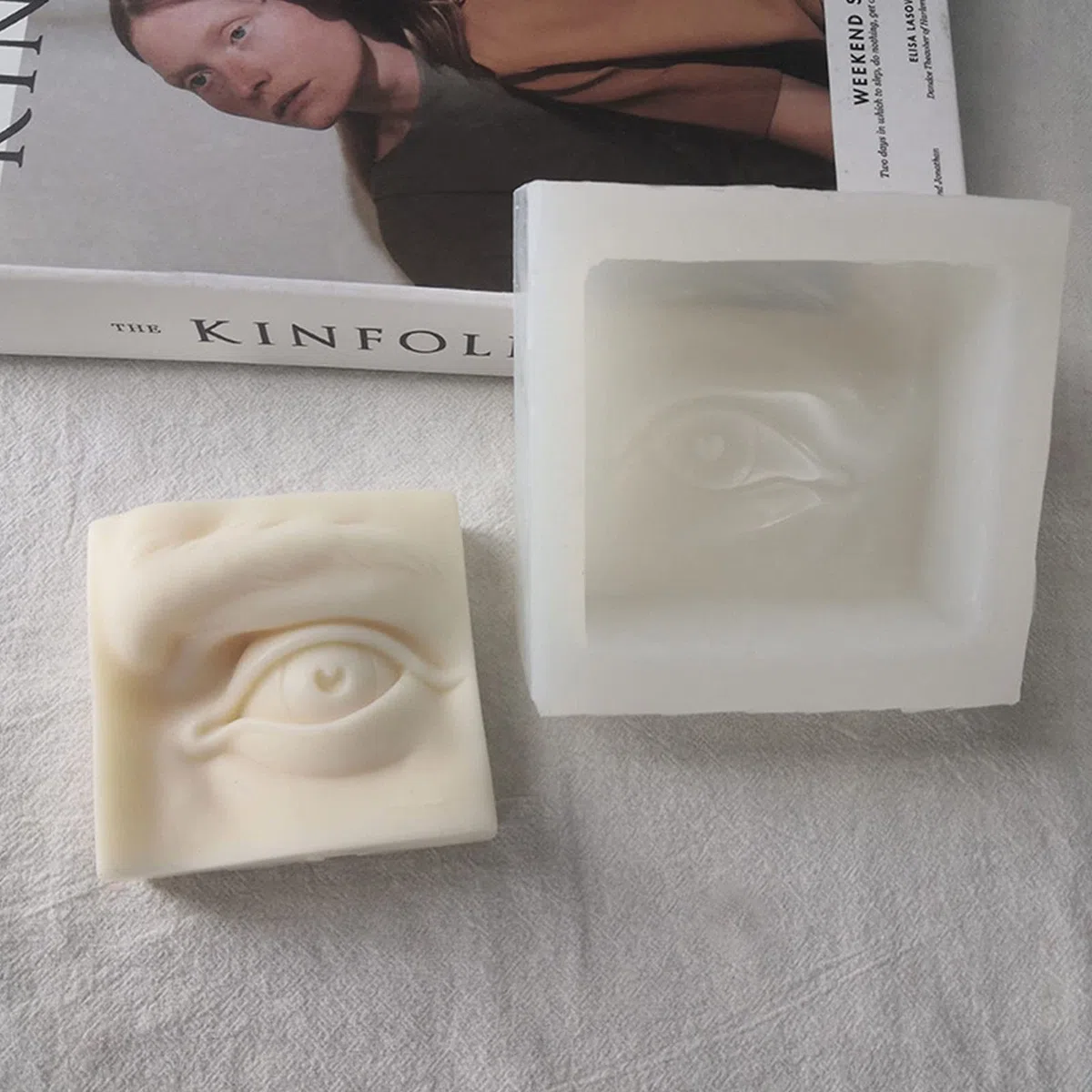 Orecchio Bocca Occhio Naso Stampo Professionale Silicone Flessibile Gesso Cera Sapone Fare Artigianato Decorazione Strumento Stampi in Silicone Per Sapone Resina Epossidica Unico Casting Per