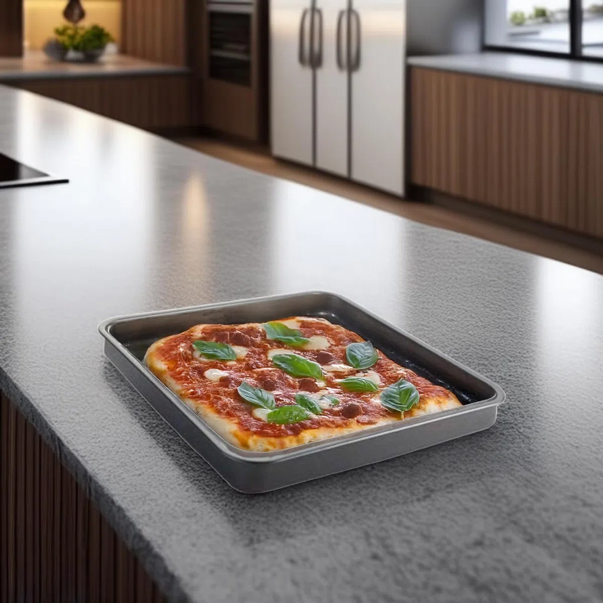 TEGLIA FORNO BASSA 40x40 h.4 *