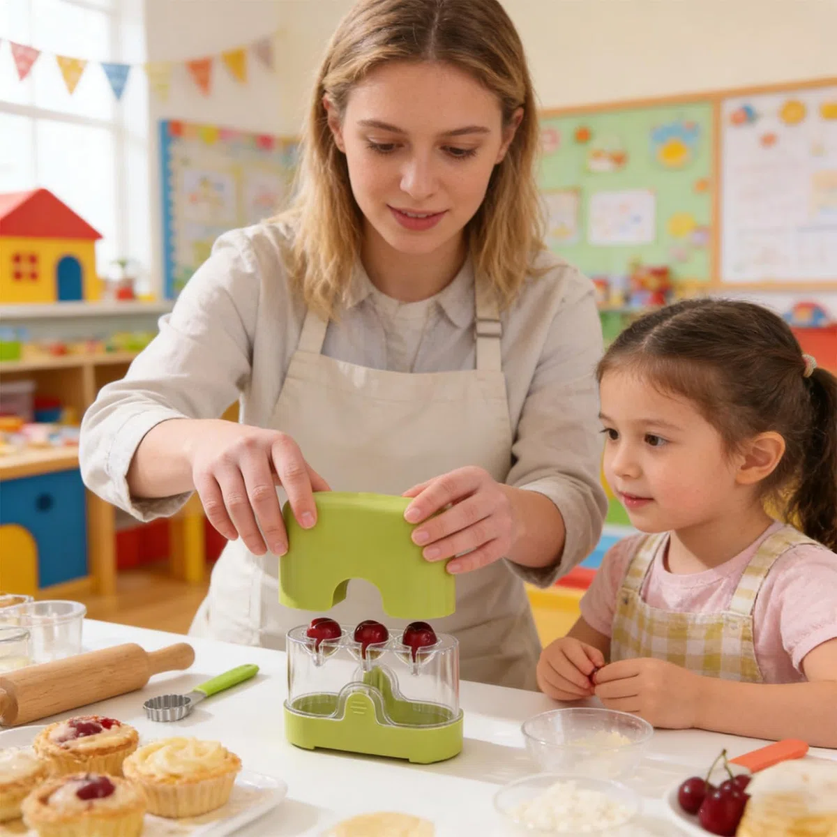 Snocciolive - Rimuovi il Nocciolo Manuale per Olive | Attrezzo da Cucina Ergonomico per Snocciolare Frutta | Ideale per Casa Ristoranti Preparazioni Cottura