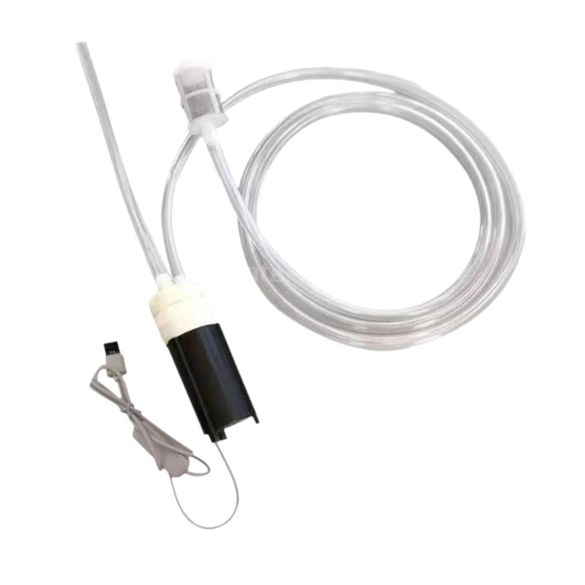 perfk Dispositivo di Aspirazione Del Vino Portatile Pompa a Sifone Tubo Flessibile Pompa Elettrica per Vino USB