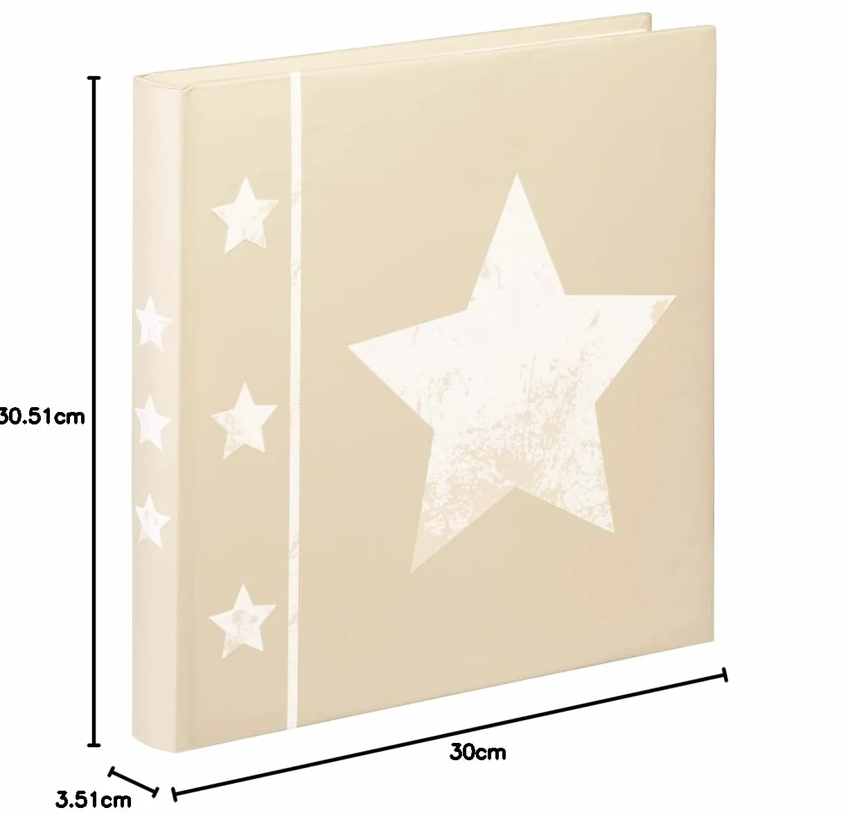 Hama 2336 Album, 30 x 30 cm, 60 Pagine, 240 Foto, Beige