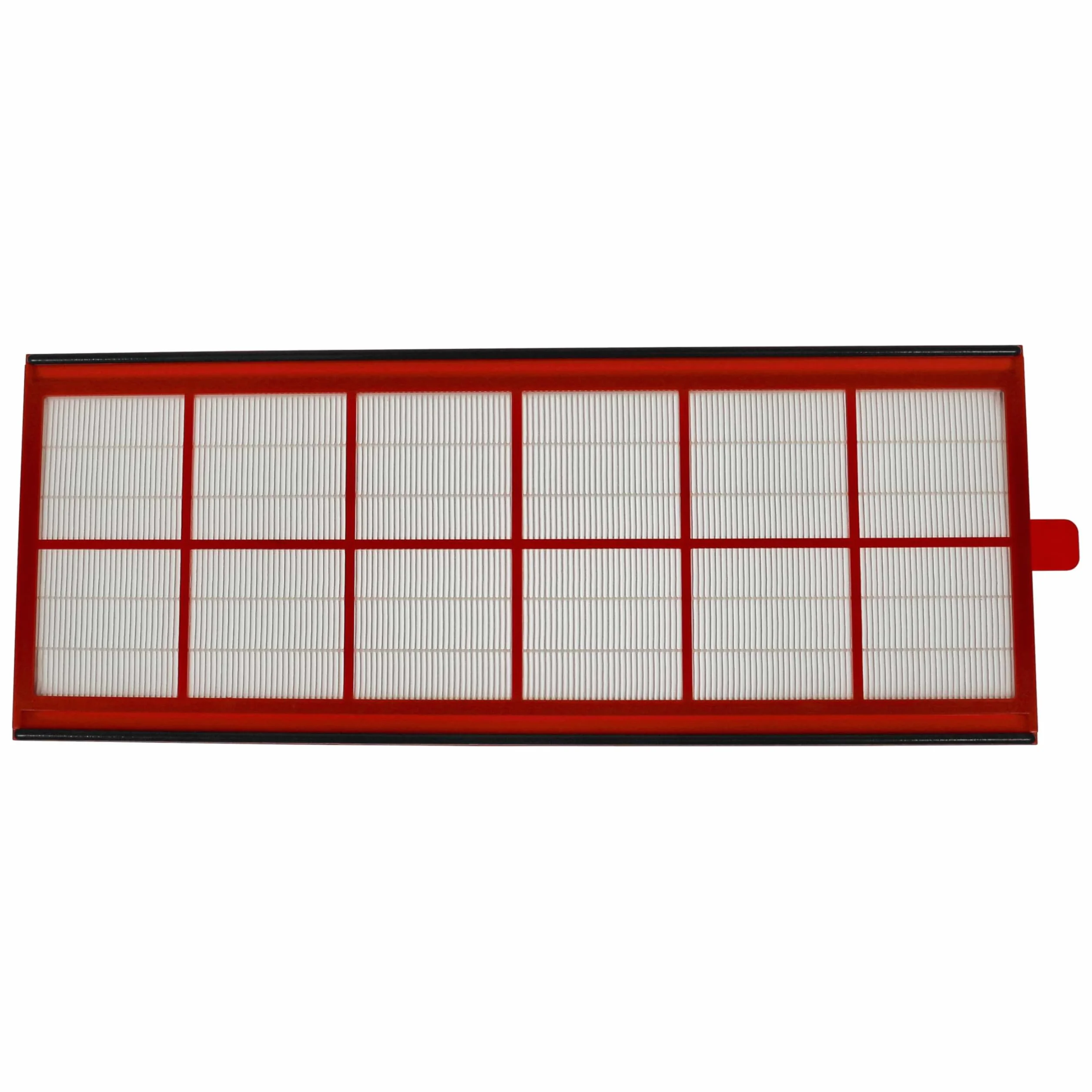 vhbw set di 8x filtri compatibile con Zehnder ComfoAir 350 sistema di ventilazione - Filtri G4 / F7, 50 x 17 x 1 cm, bianco/rosso/nero