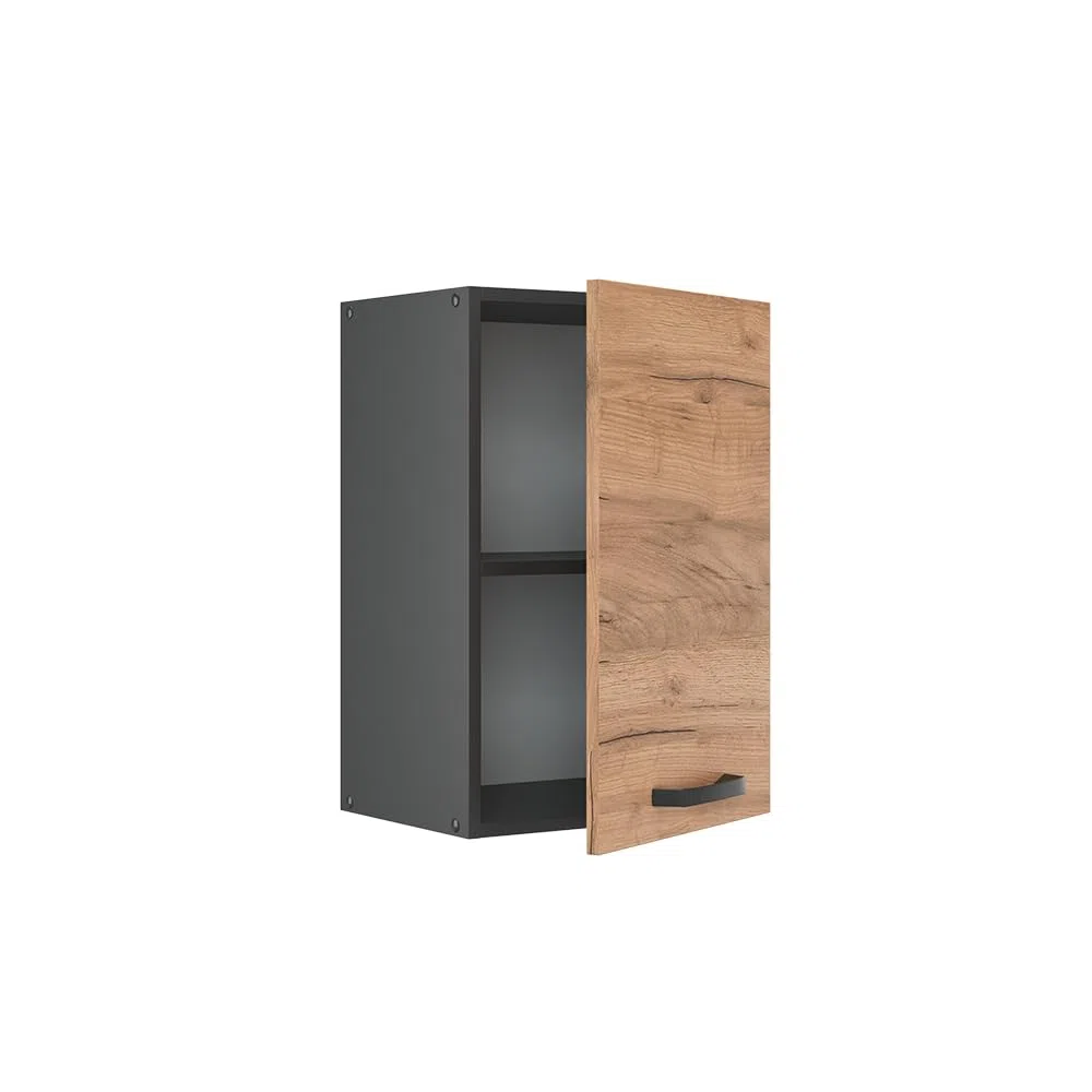 Vicco Pensile da cucina R-Line, Rovere dorato, 40 cm, per la libera combinazione all'interno di sistemi cucina modulari