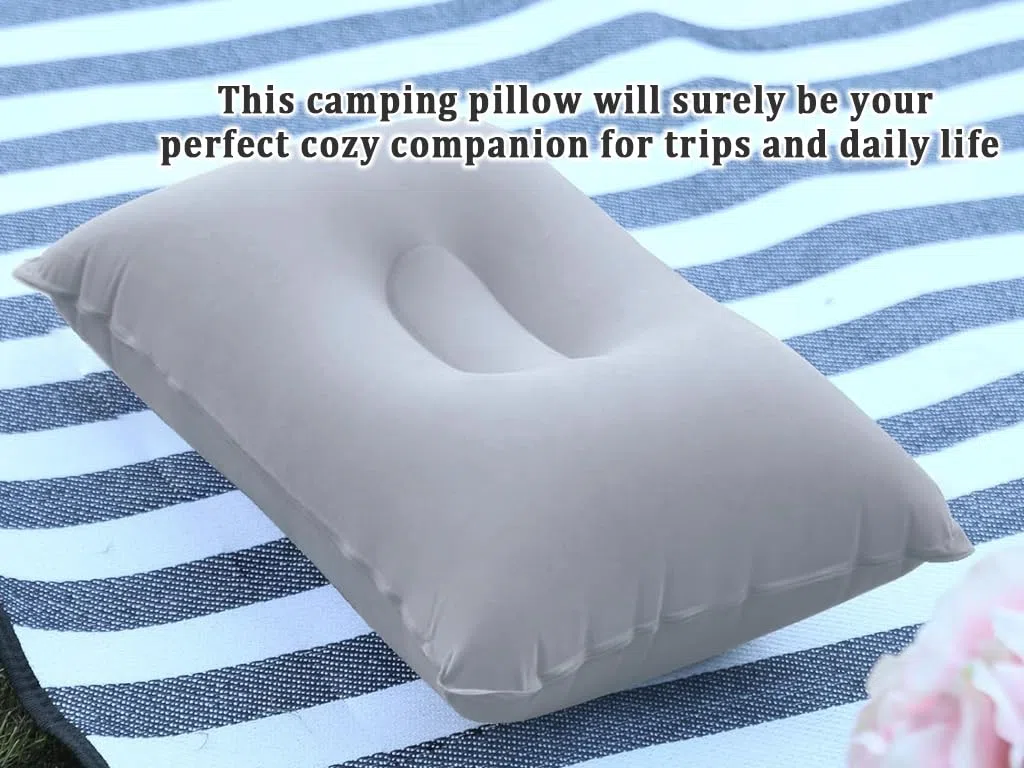 4PCS Cuscini Gonfiabili, Cuscino Gonfiabile da Campeggio Inviare Pompa, Cuscino da Viaggio Ultraleggero, Cuscino da Viaggio Gonfiabile, Cuscino Campeggio,per Campeggio,Spiaggia,Viaggi(2 Colori)