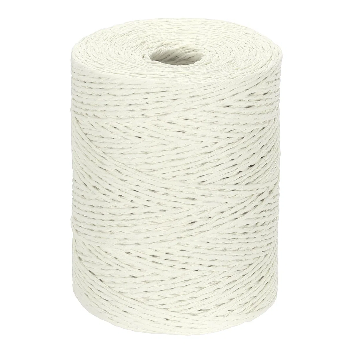 PATIKIL Filo Rafia Cotone Naturale 328 Iarde, Nastro Carta Rafia All'Uncinetto per Cappello da Sole Fai da Te Borsa da Spiaggia Uncinetto Avvolgimento Filati Maglia, Bianco Latte