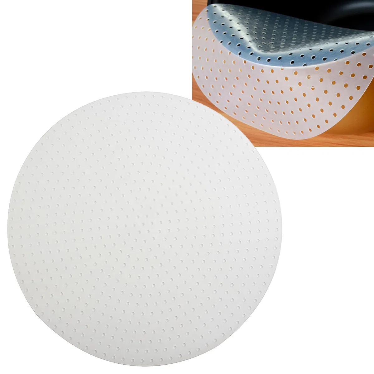 ZYWUOY Tappetino per riso in silicone, 35 cm, per cuociriso a prova di bruciatura, per cuociriso commerciale