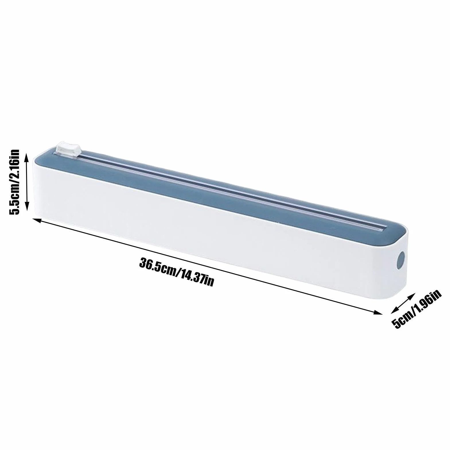 Dispenser per Pellicola e Alluminio | Porta Rotoli Magnetico Con Taglierina | Organizer per Film Trasparente