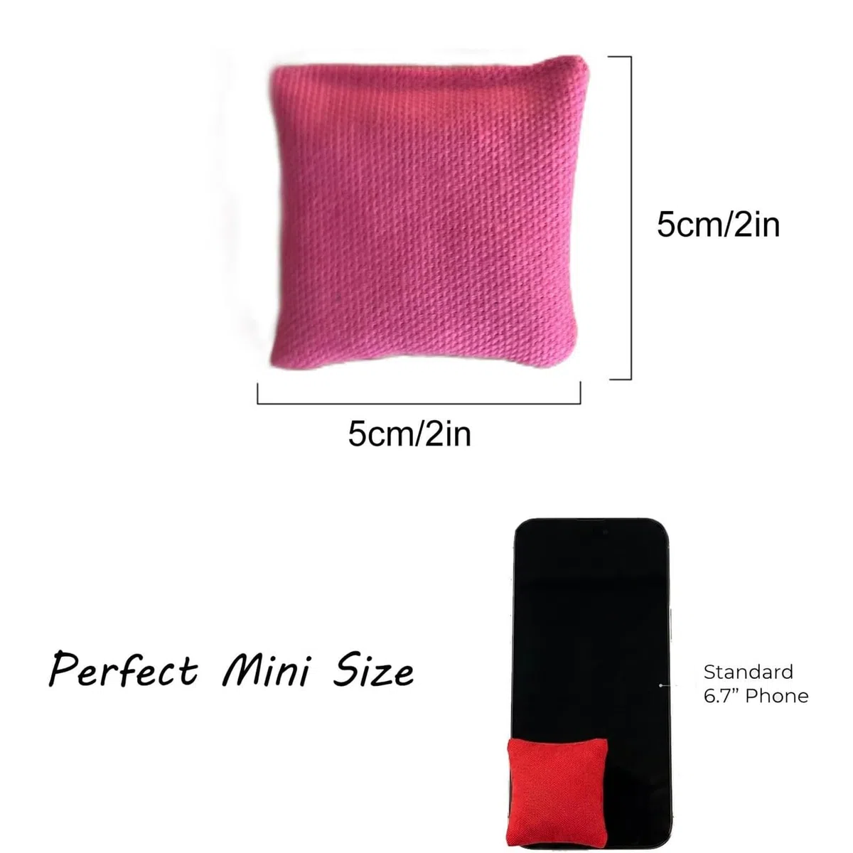 Small Square Bean Bags, set da 20 pezzi per bambini Fun Throw Game, HandEye Coordination Activity for School Party Family Gatherings Competition Play, Fabric Filled Set, 1,97 x 2,17 pollici