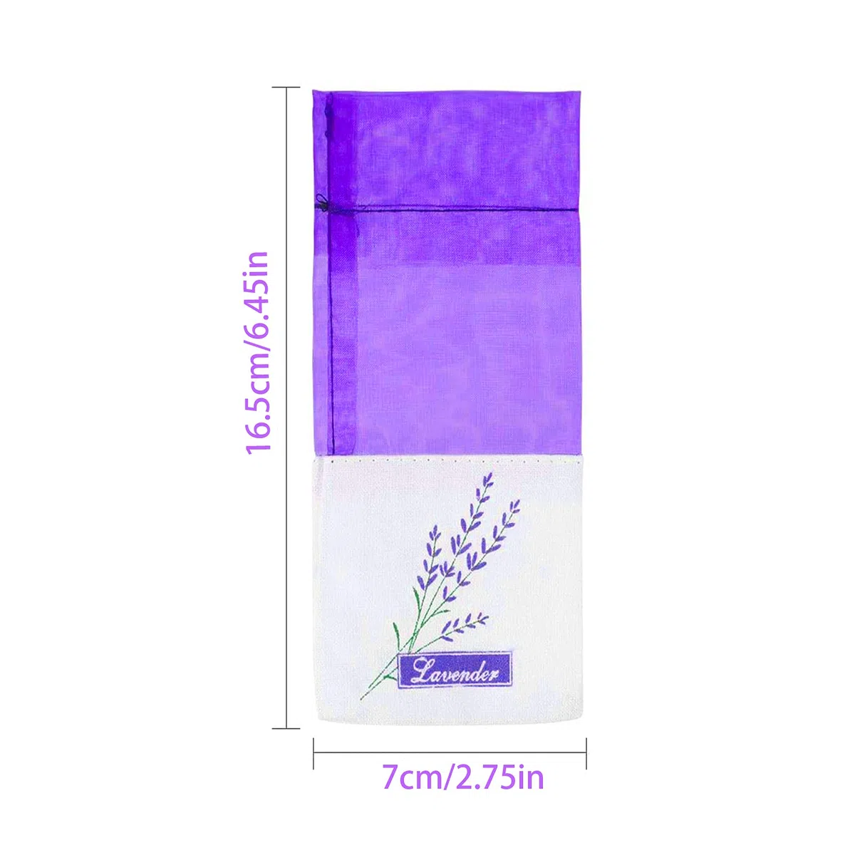 30 Pezzi Borsa Garza Lavanda Sacchetto di Lavanda Sacchetto di Cordino in Garza Viola, Borsa da Armadio Auto Vuoto per Vari Sacchetti di Spezie, Etichette Spaziali, Gioielli, Stoccaggio di Semi