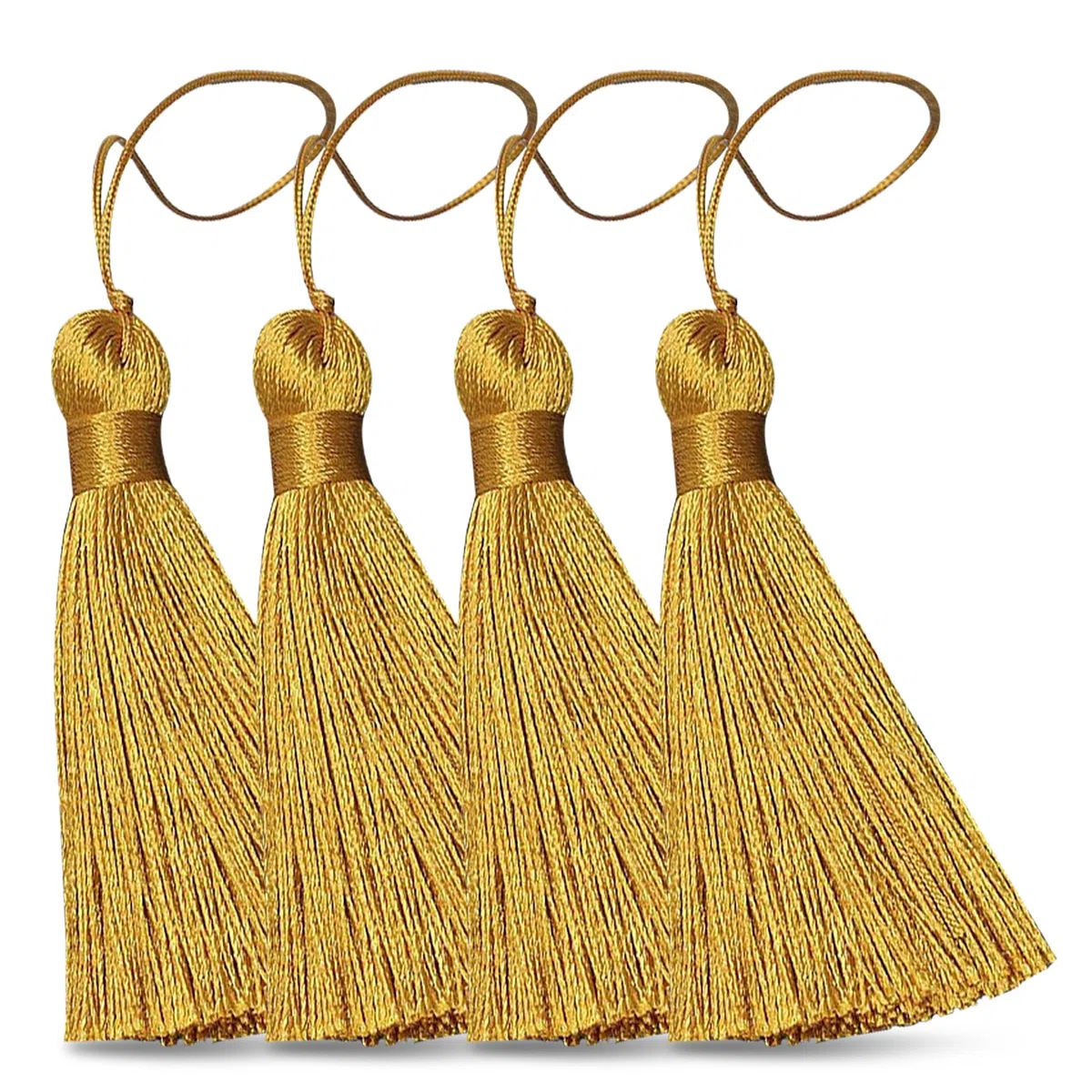 30 nappe dorate, mini nappine in seta, fatte a mano, piccole nappe per segnalibri, ciondoli, gioielli, fai da te, accessori per il fai da te, accessori per la decorazione di abiti