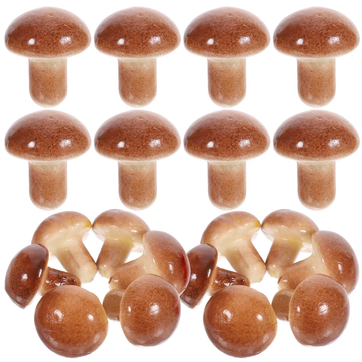 Holibanna Modello Di Funghi Finti Realistici 3.00X2.50X2.50In Decorazione Multifunzione Per Casa Fotografia E Vetrine Set Di 20 Pezzi