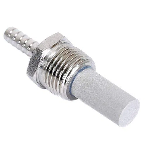 Home Brewing Acciaio Inox 2 Micron Inline Oxygenation Diffusion Pietra Aeration Stone 1/2 NPT Carbonation Stone to Barb Raccordo