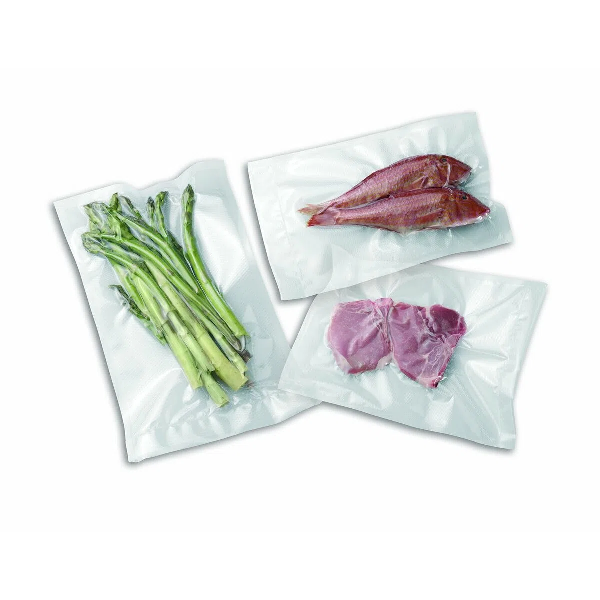 Laica FrescoPiù VT3513 4 Rotoli per sottovuoto per Alimenti 20x600 cm, PA/PE, Trasparente
