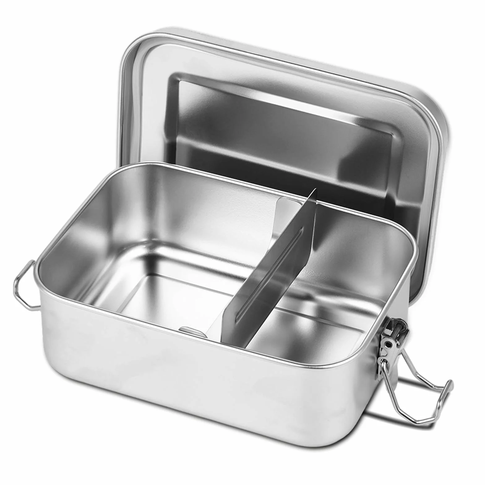 Lunch Box in acciaio inossidabile 850ml - Porta pranzo antiperdite con 1 scomparto - Ideale per bambini scuola lavoro e picnic - Lunch box impermeabile e riutilizzabile