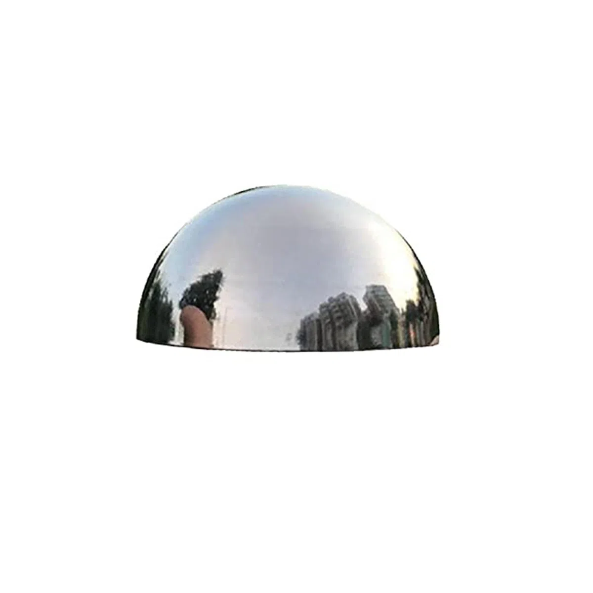 Generico Semisfera in acciaio lucidata a specchio, riflettente, per decorazioni interne ed esterne (51MM)