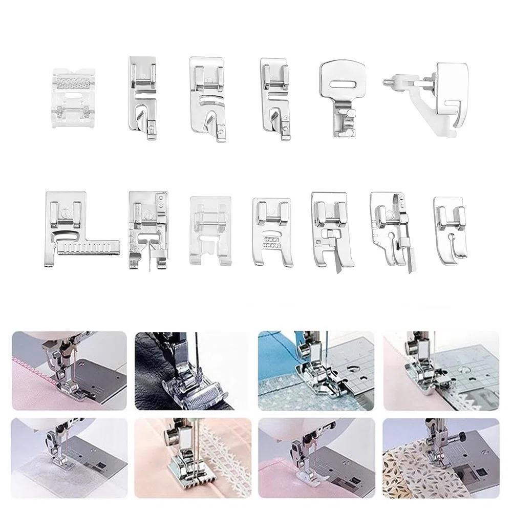 Kit 42 Piedini Macchina per Cucire Perfetto Accessori Patchwork Cucito al Piedino Compatibili la Singer/Baby Lock/Brother/Janome/Elna/New Home/Simplicity/Macchina Dopo L'Anno 1948