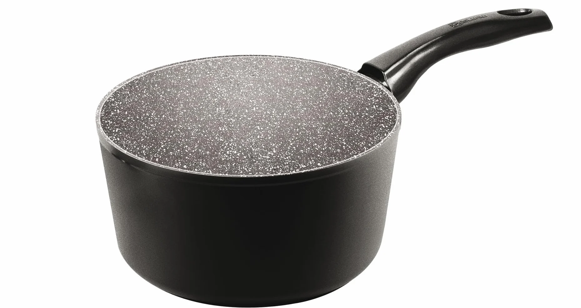 Aeternum, Black Pearl, Casseruola Antiaderente, Adatta a Induzione, Diametro 16 cm, Alluminio, Nera