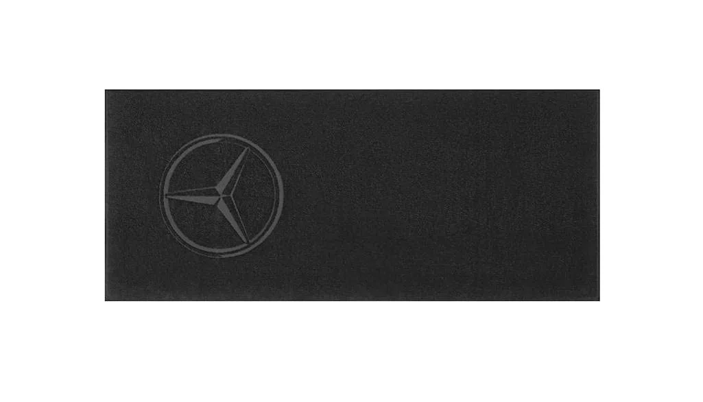 Mercedes-Benz, Asciugamano 100% cotone, 80 x 180 cm, stella intrecciata, prodotto ufficiale