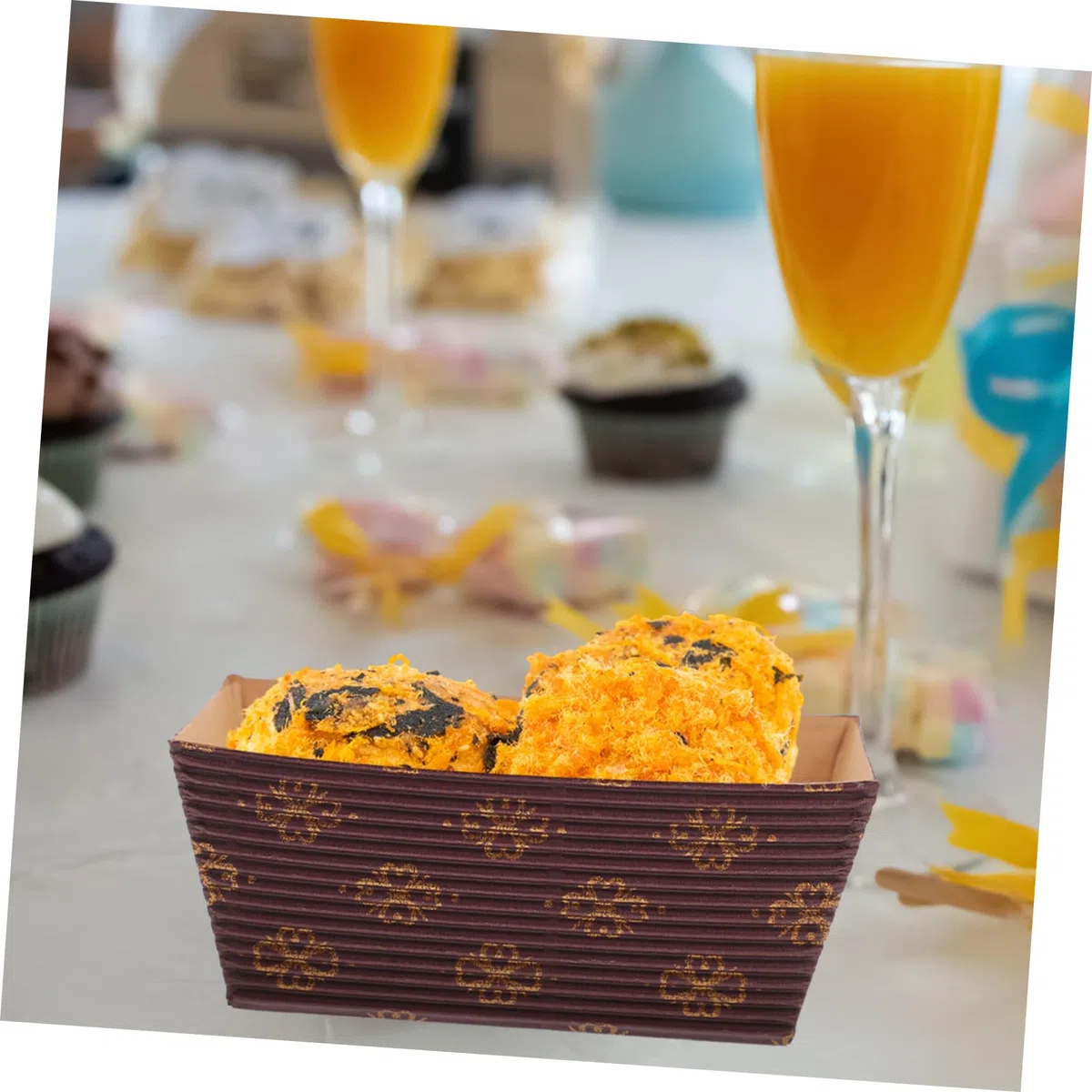 Holibanna Stampi Per Plumcake in Carta Resistenti, Teglie Rettangolari Usa e Getta Per Pane Da Forno, 50 Pezzi Per Panetterie, Pasticcerie, Ristoranti e Cottura Fai Da Te