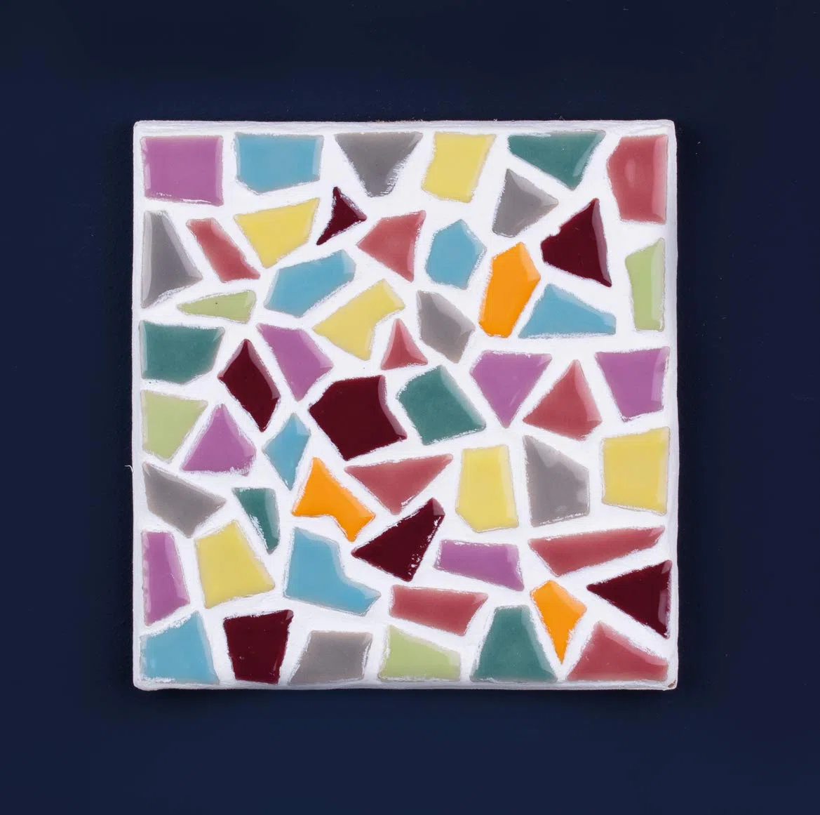 Rayher 14863990 Fun Ceramica Tessere Per Mosaico In Argilla Smaltata, Poligonali, 500G, Ca. 380 Pezzi, Colori Arcobaleno, Per Lavori Creativi E Fai-Da-Te, Interni Ed Esterni
